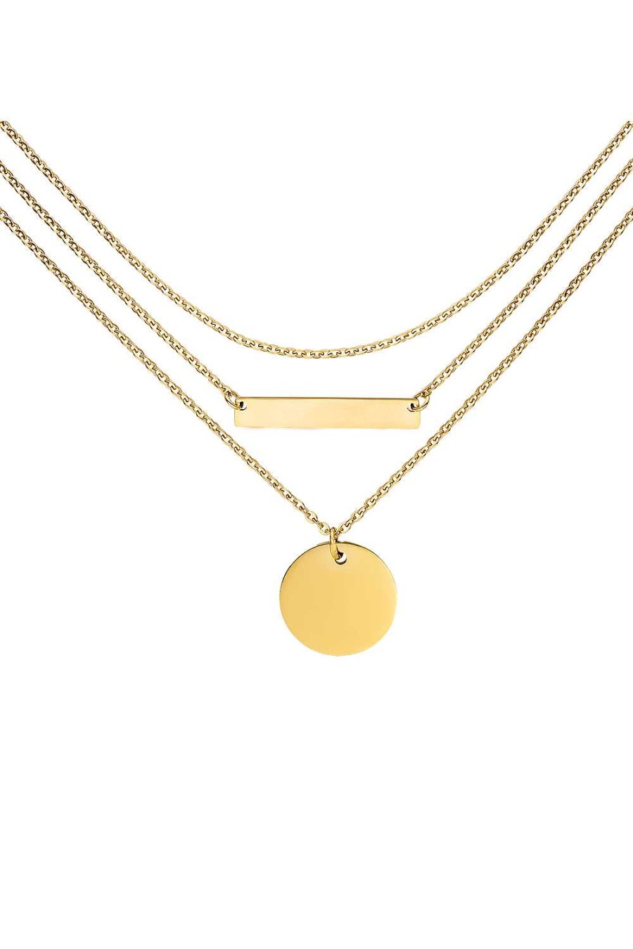 Paul Valentin | Circle Plate Necklace