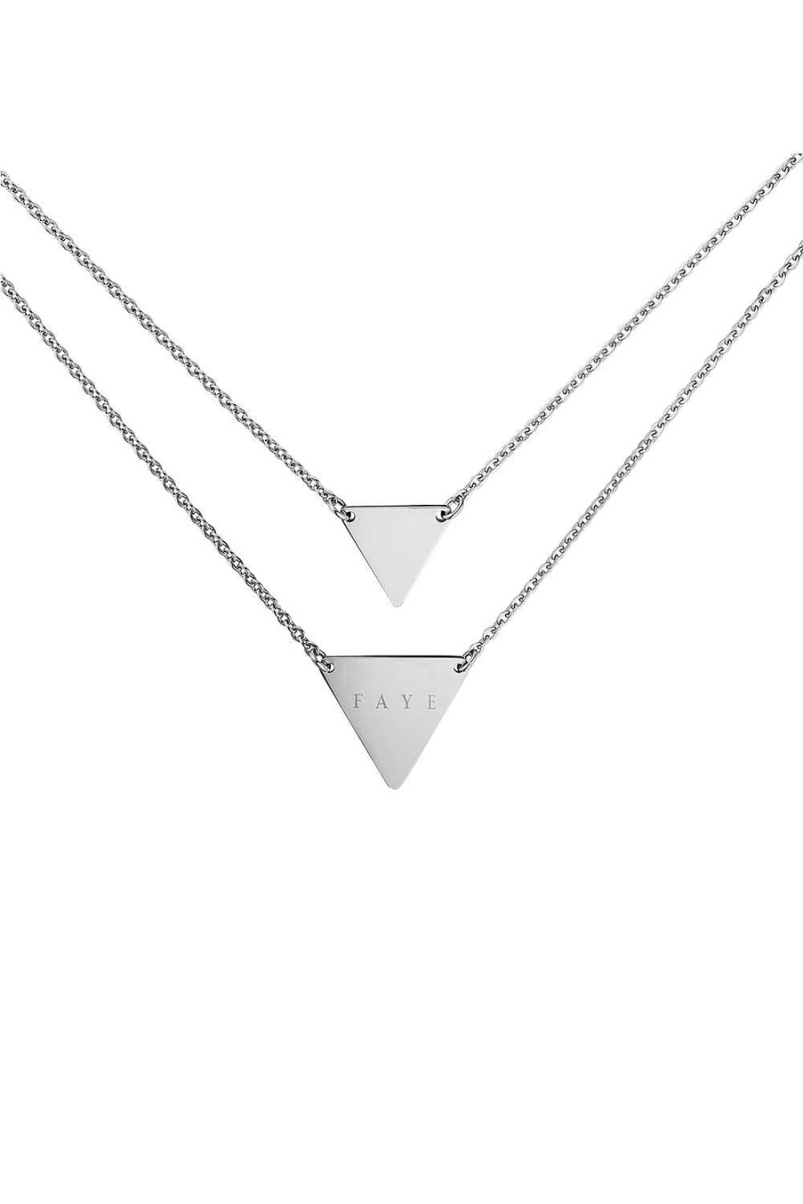 Paul Valentin | Double Layer Triangle Necklace