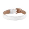 Paul Valentin | White Leather Strap