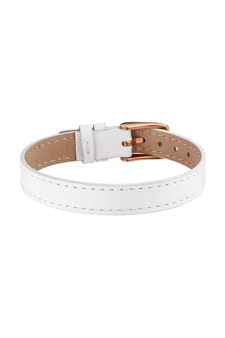 Paul Valentin | White Leather Strap