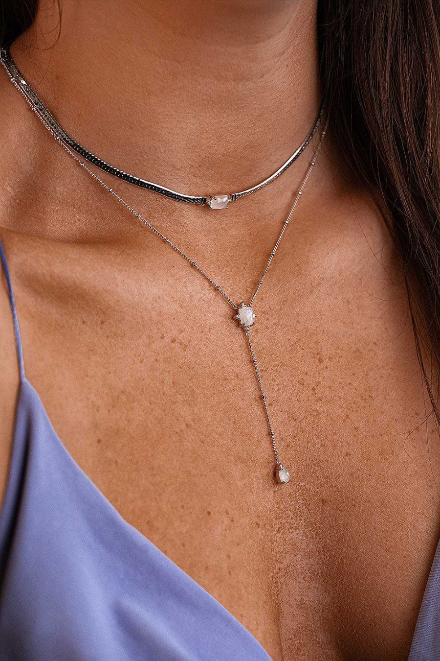 Paul Valentin | Moonstone Intuition Y-Necklace