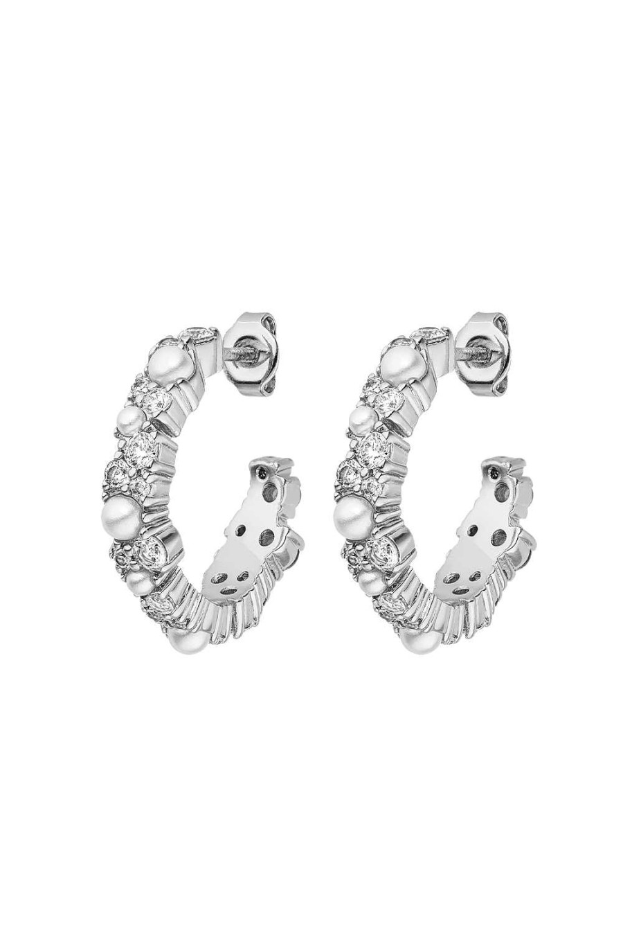 Paul Valentin | Pearl Zirconia Hoops