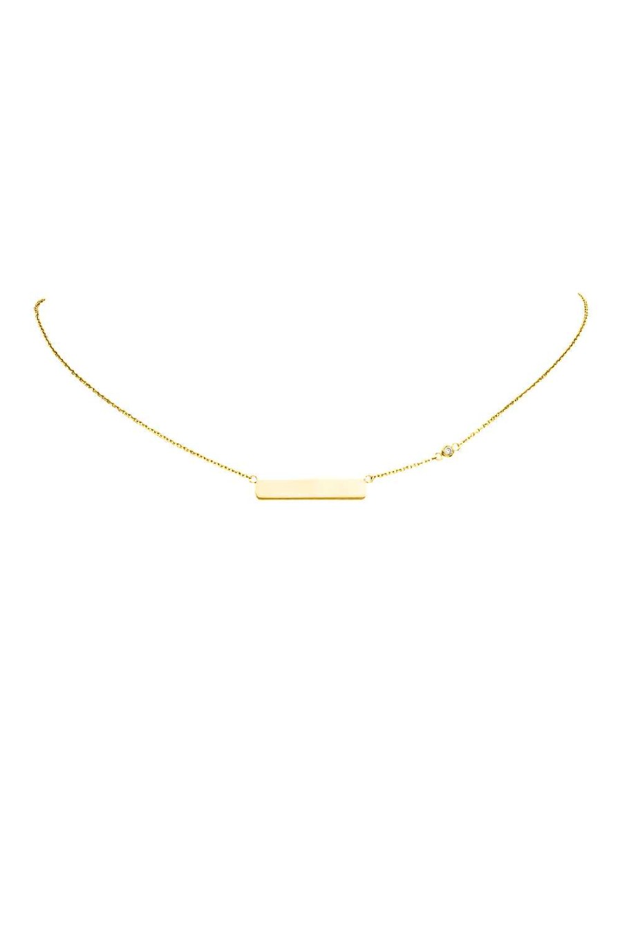 Paul Valentin | Engraving Rectangle Necklace