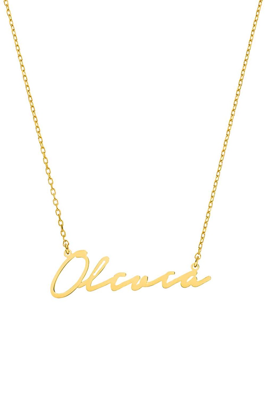 Paul Valentin | Collier Pr Nom Italics Or Massif