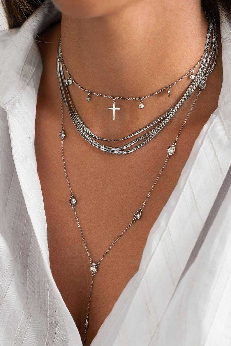 Paul Valentin | Sleek Multi-Layer Necklace