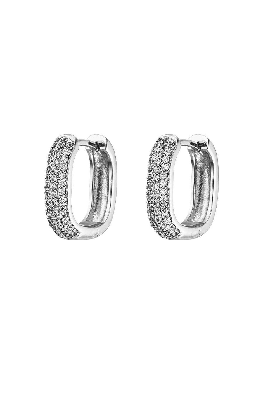 Paul Valentin | Sparkling Rectangle Hoops