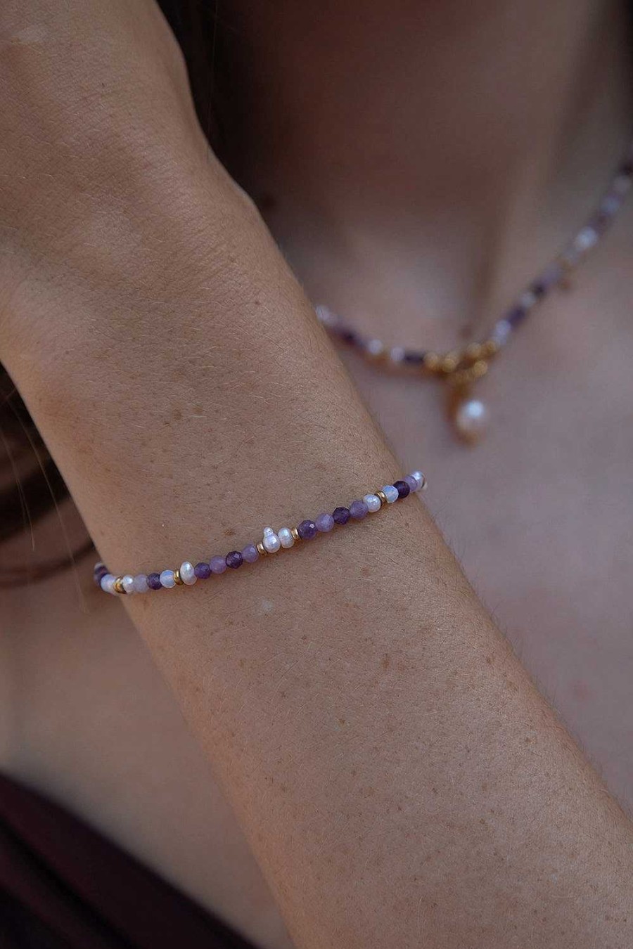 Paul Valentin | Amalfi Lilac Bead Bracelet