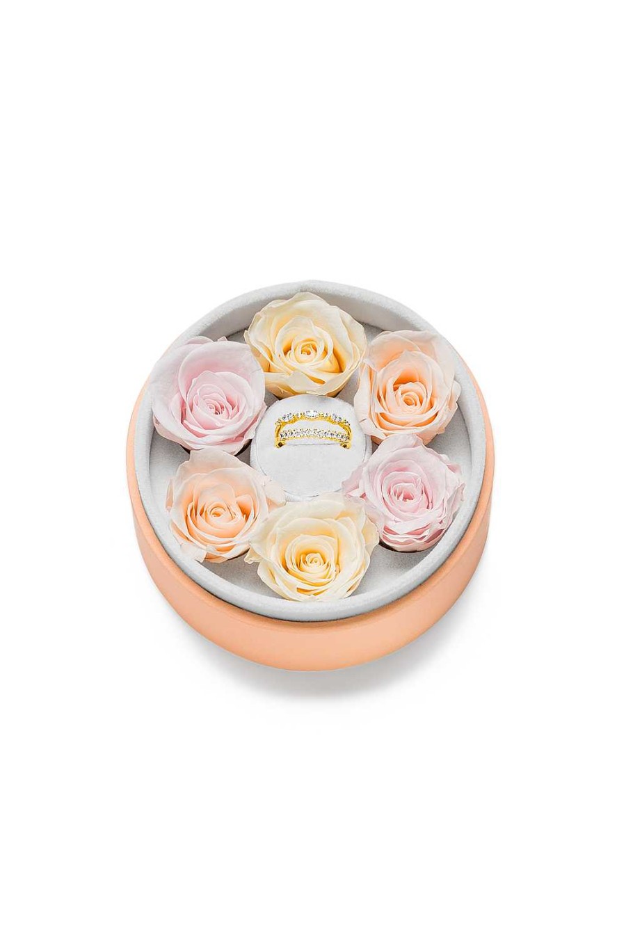 Paul Valentin | Sparkling Ring Set Rosebox Round