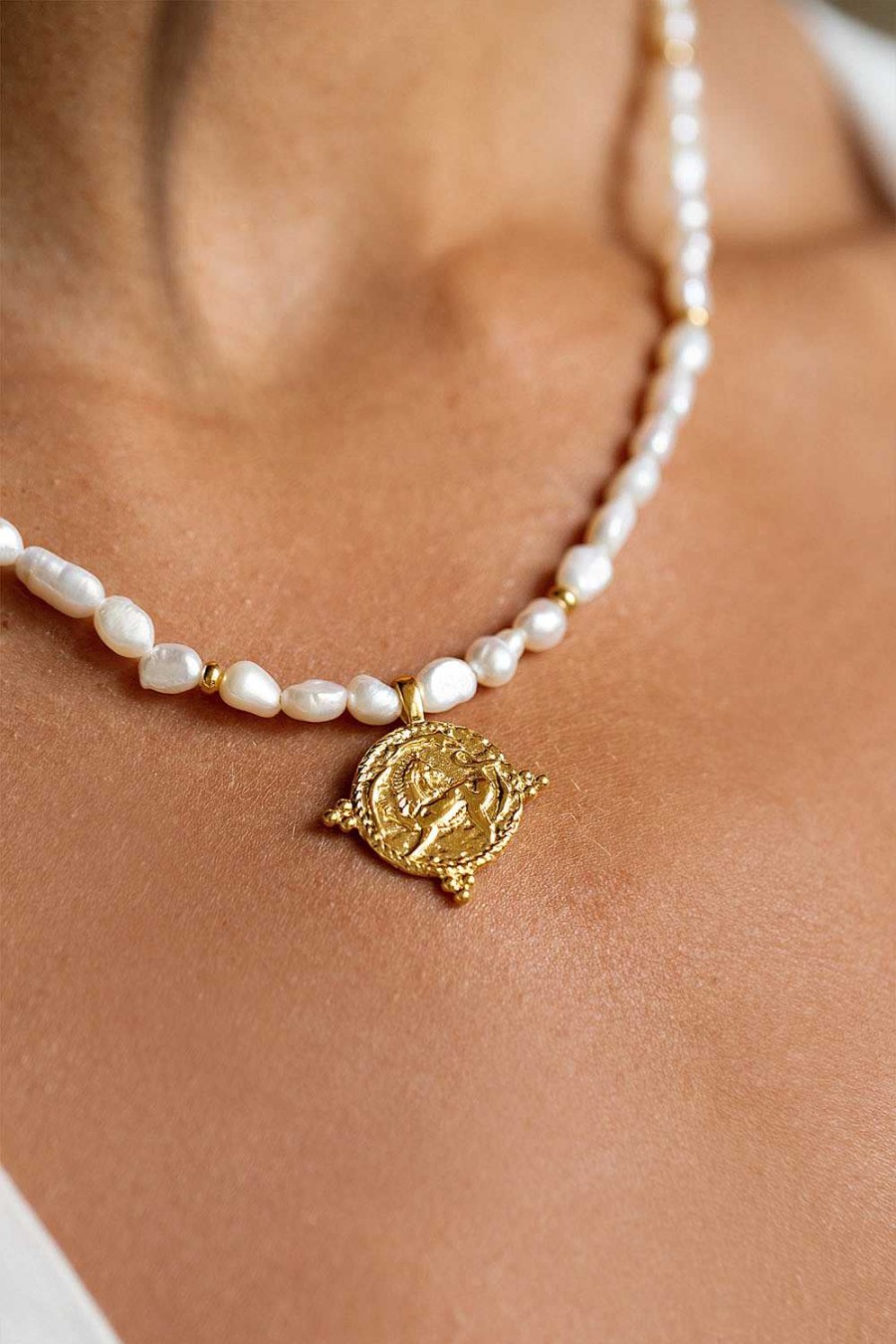 Paul Valentin | Pearl Coin Necklace