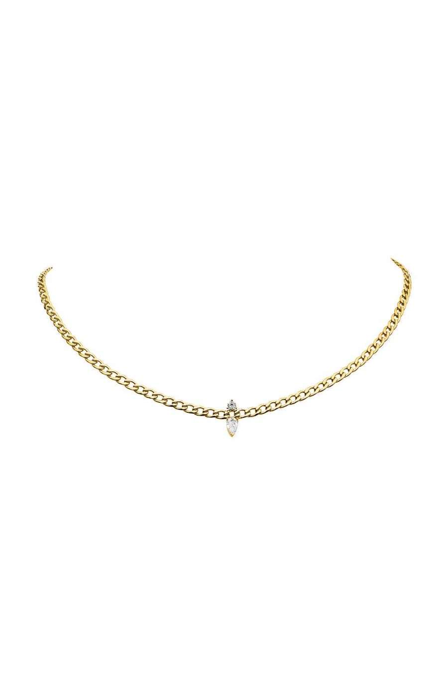 Paul Valentin | Teardrop Curb Necklace