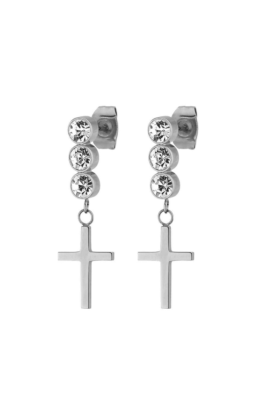 Paul Valentin | Faith Cross Studs