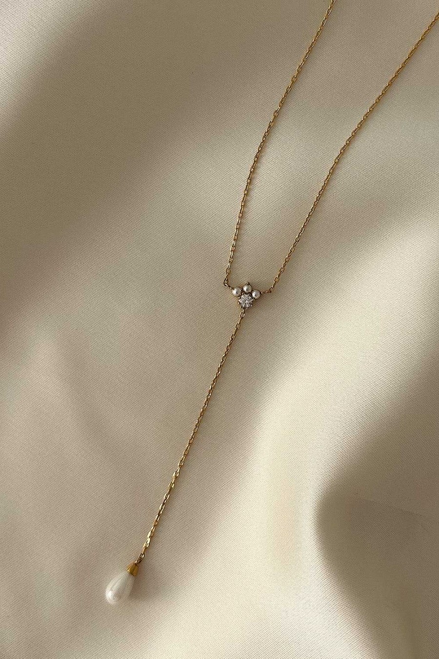 Paul Valentin | Y-Necklace Pearl