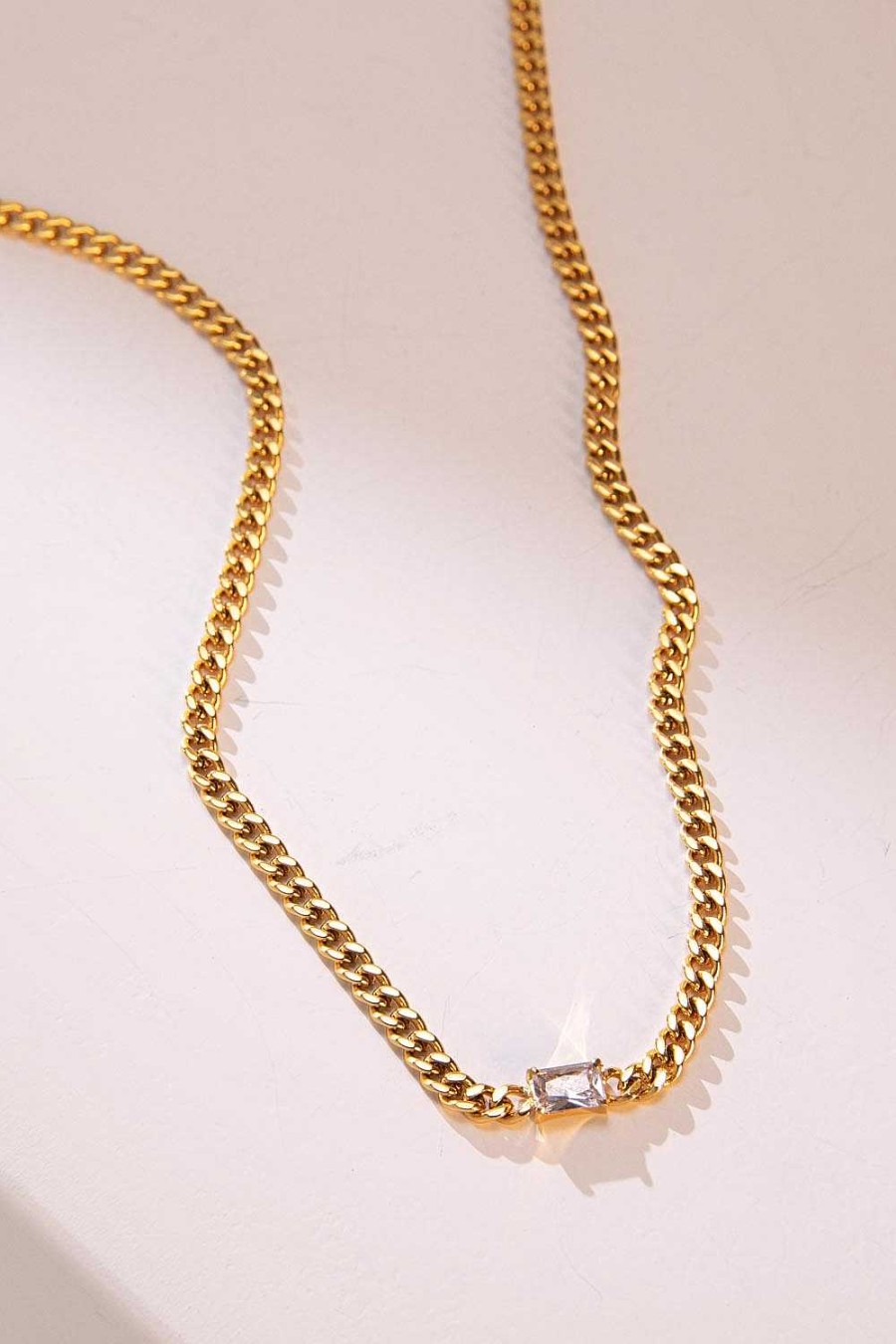 Paul Valentin | Radiant Curb Necklace